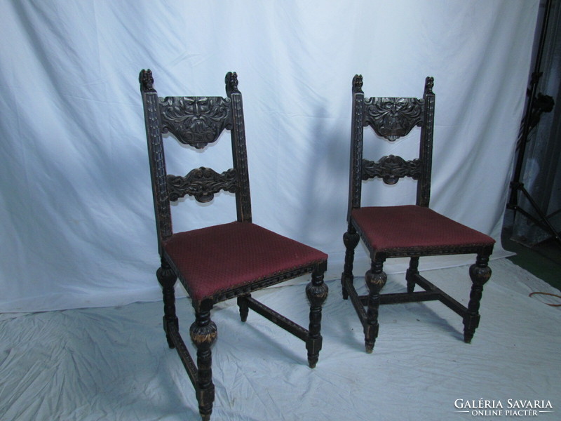 Antik Neoreneszánsz szék 2db