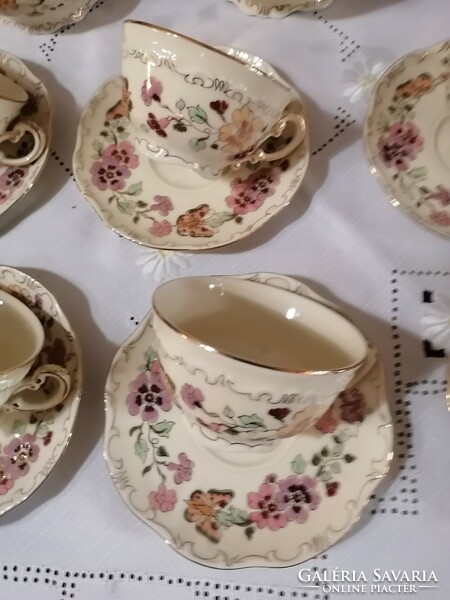 Zsolnay butterfly tea set