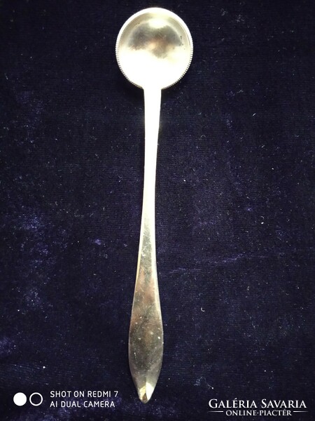 Antique silver coin (Austrian 20 krajcár 1834) tea spoon. --13.6Gr.