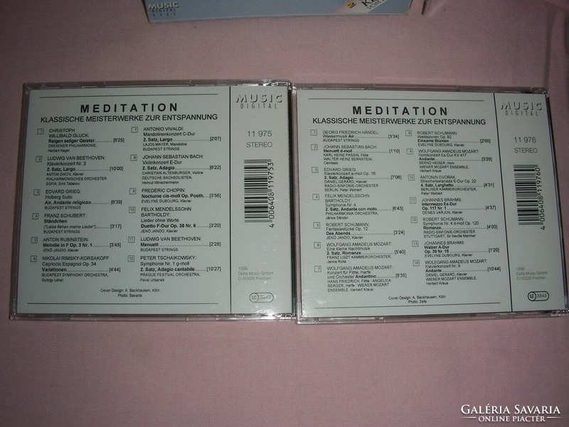 Dupla CD komoly/klasszikuszene/meditáció