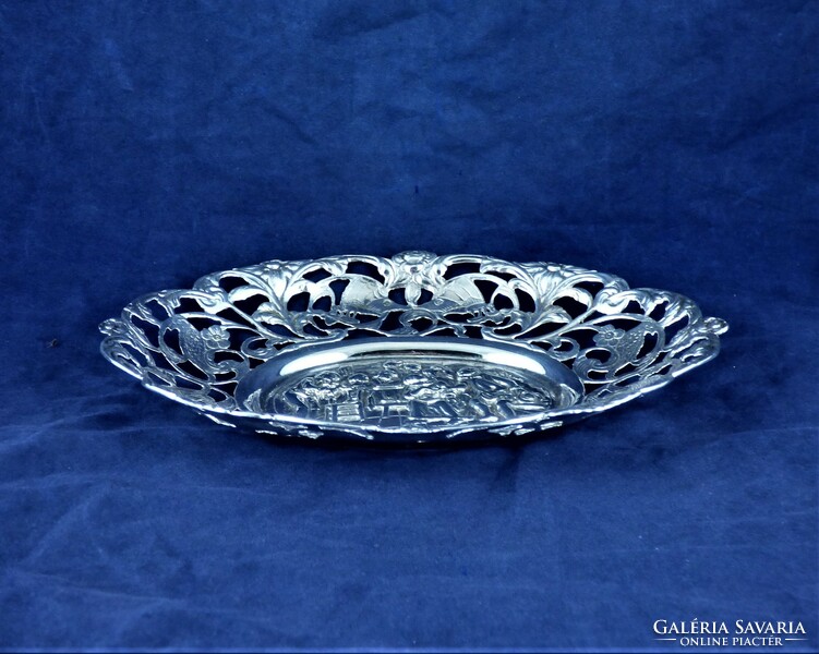 Beautiful, antique silver tray, Swedish, 1930!!!