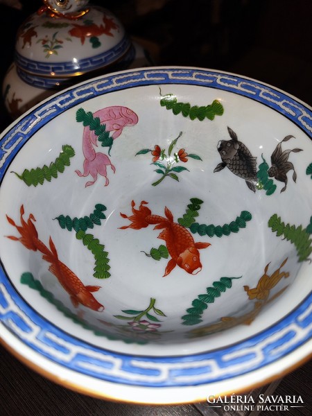 Antique Herend poisson pattern set