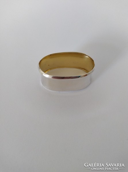 Silver art-deco napkin ring