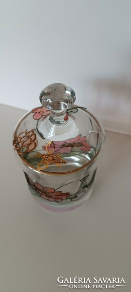 Hand painted bonbonnier with lid