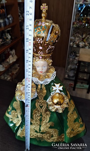 Royal Dux prágai kis Jézus 57,5 cm