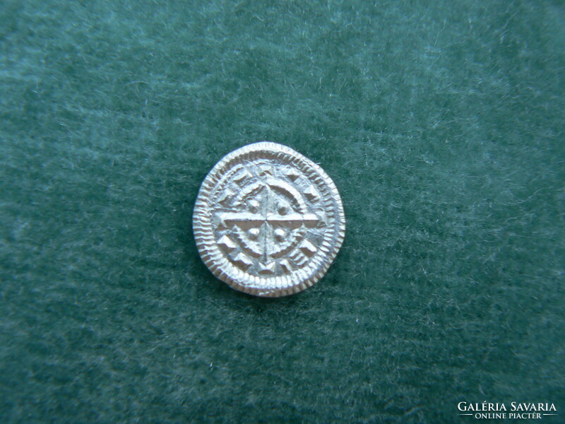 II. Béla silver denarius éh 53. (1131-1141) Unc. (1 line depends. Szigla!) Original!!!