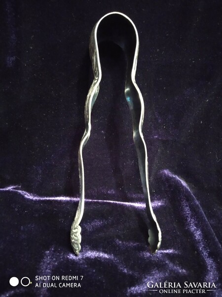 Antique silver-plated (berndorf) dessert tongs. /Large size/