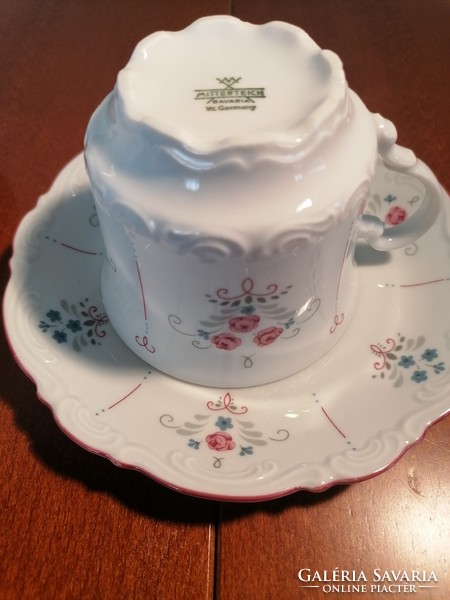 Bavaria romantikus rózsás teás-kávés készlet