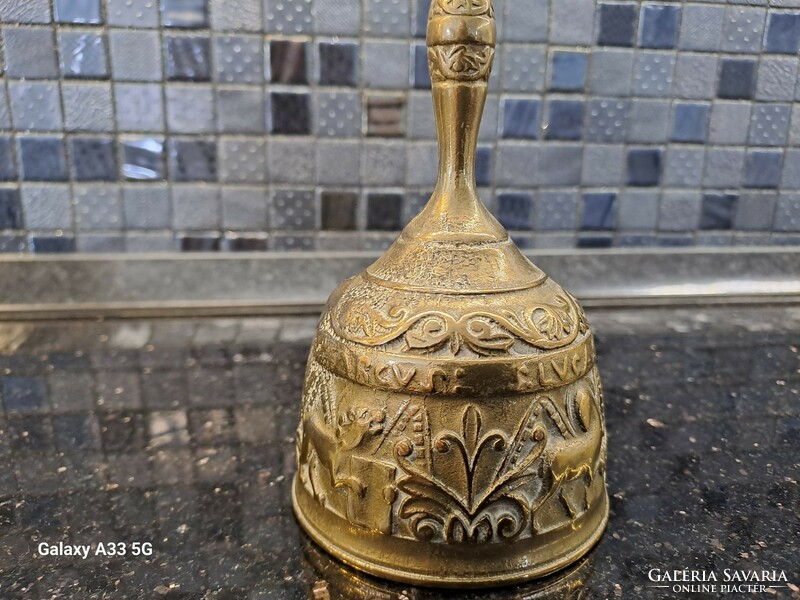 Copper bell bell with copper tongue 12 cm 34 dkg