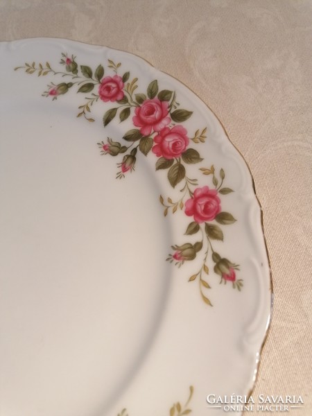Bavaria gyönyörű rózsa mintás lapos tányérok.