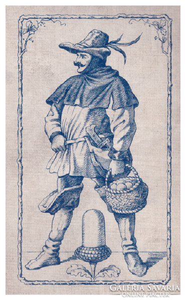 271. Einköpfige Deutsche Spielkarte német sorozatjelű kártya Dondorf 36 lap 1910 körül