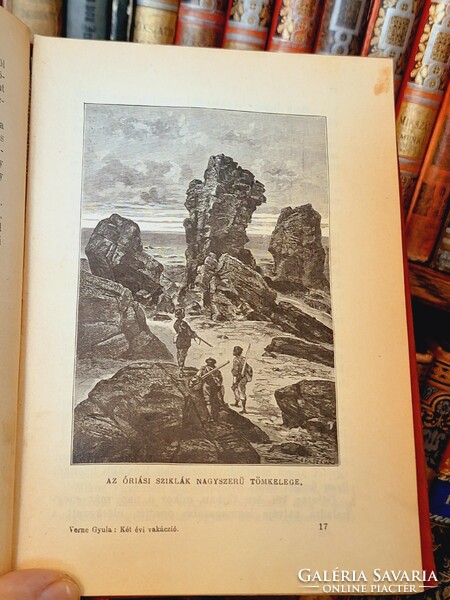 1908 ANTIK  VERNE : KÉT ÉVI VAKÁCZIÓ (EGY KÖTETES!!!)  FRANKLIN TÁRSULAT 3..KIADÁS