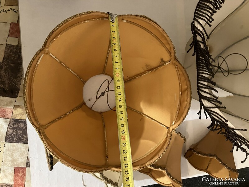 Lampshades, retro - 6 pcs - to be renovated or project base