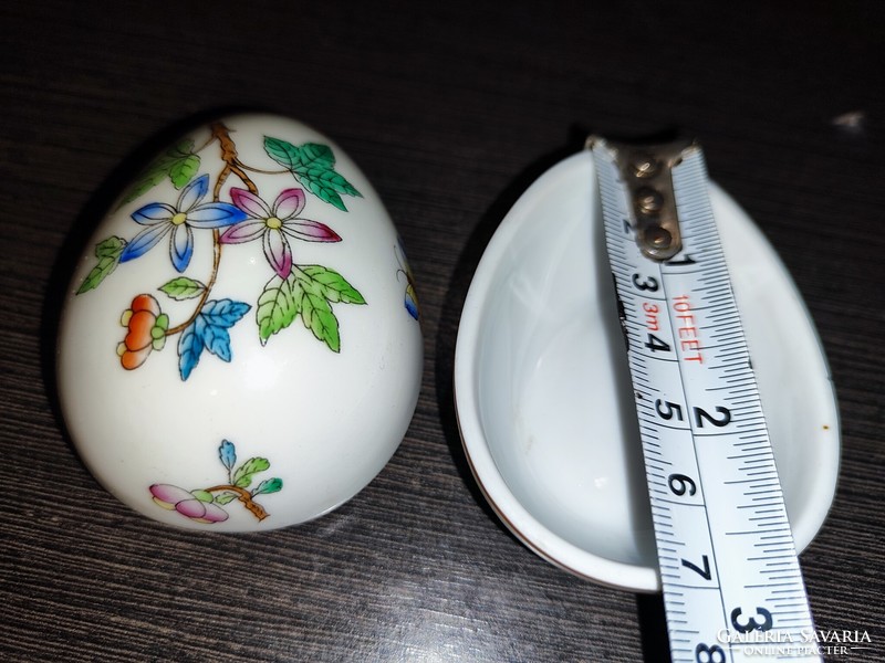 Antique Herend Victoria pattern small egg