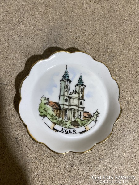 Aquincum porcelain bowl, size 10 cm, perfect. Eger. 2301