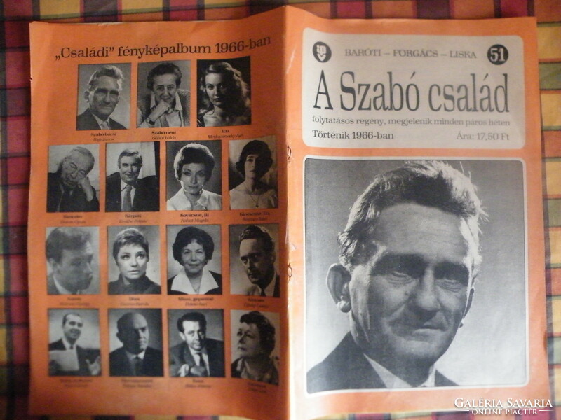 Forgács István; Baróti Géza; Liska Dénes: A Szabó család 1-96 (hiányzik a 34. és a 97.szám).