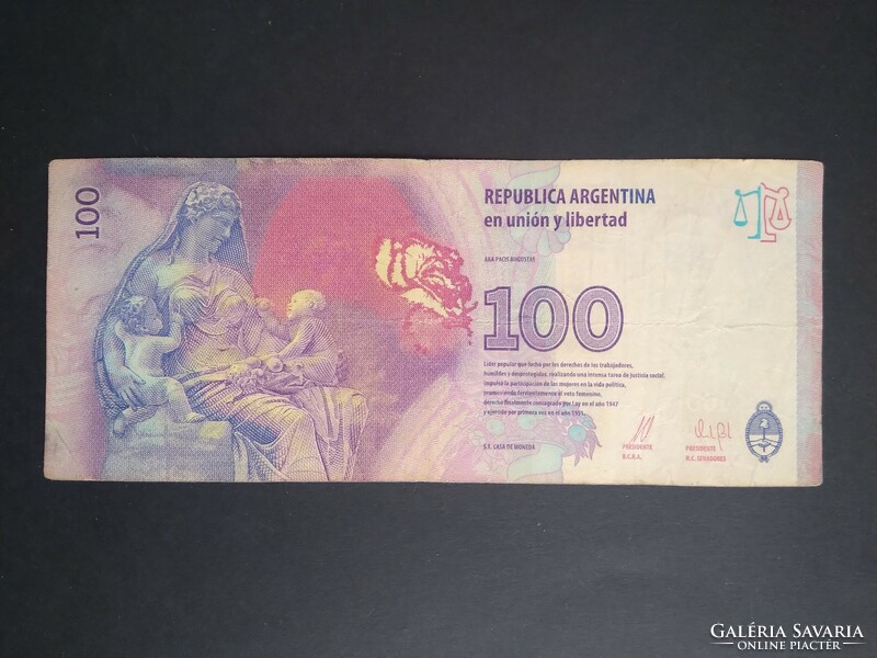 Argentína 100 Pesos 2014 F