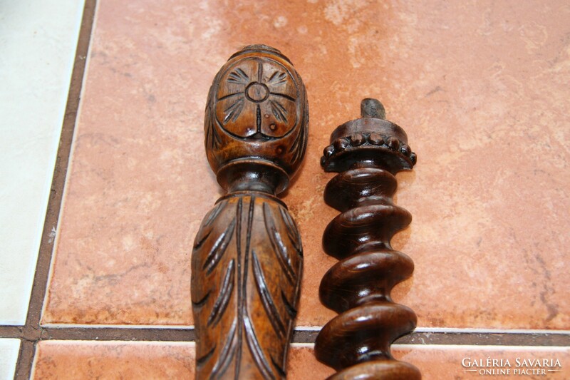 Tin German carving, carving, ornament 2 pcs. (6)