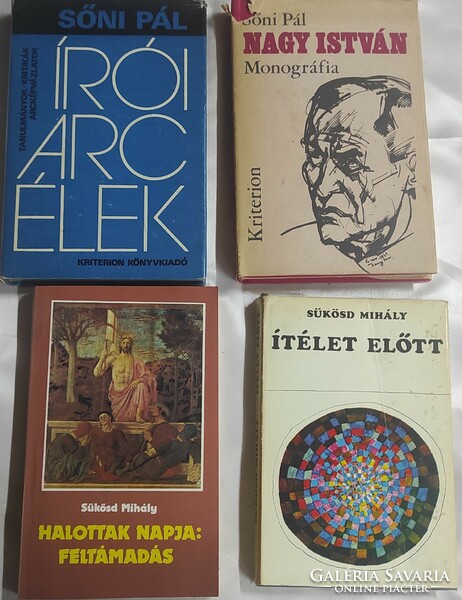 Works by Hungarian authors, many books (p-sz) from 5 pcs. HUF 300