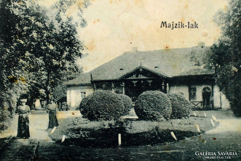 Heves-majzik-lak, Heilebrand-lak / mosaic postcard around 1910