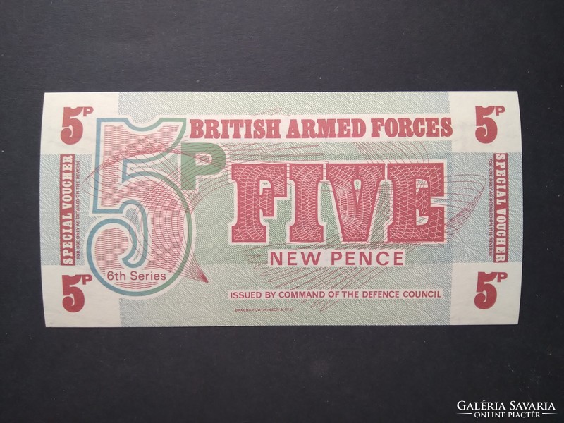 Anglia 5 New Pence 1972 Unc