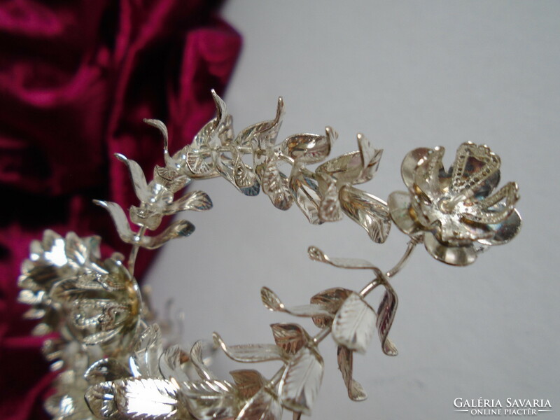 Handmade tiara and pin.