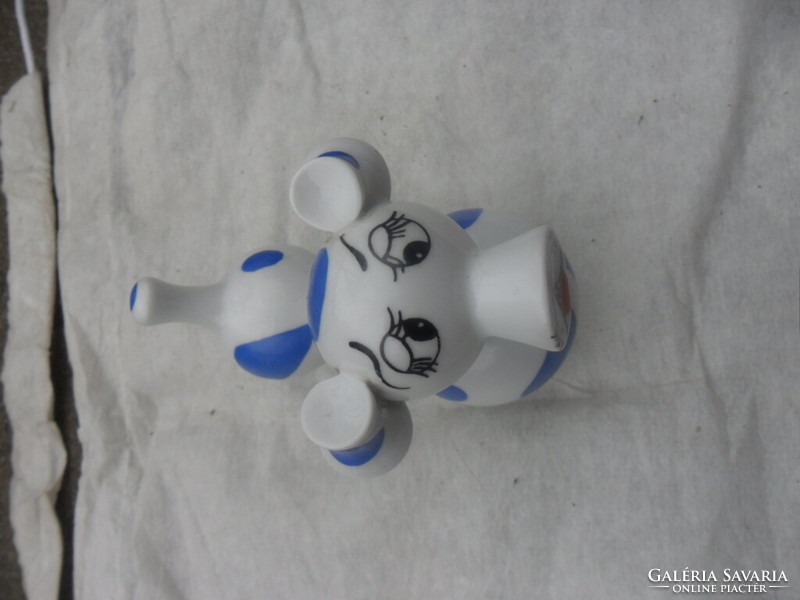 Retro pipe dog porcelain rare collector's item