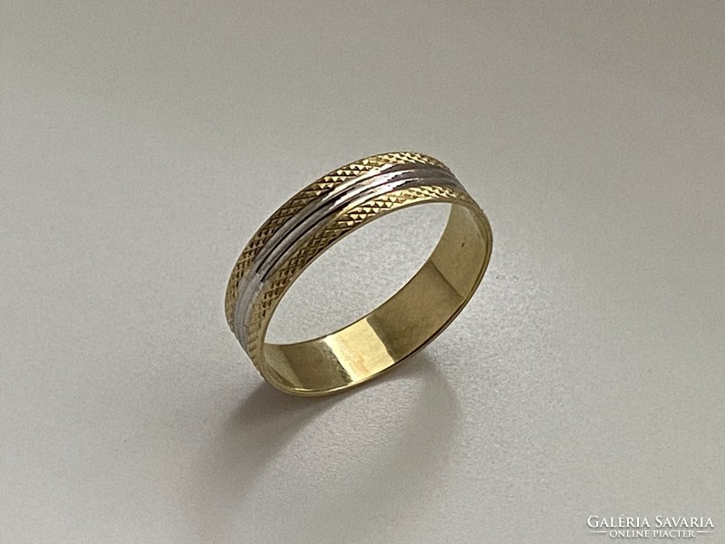 Arany 14K karikagyűrű