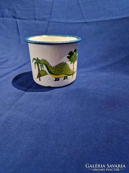 Dinosaur enamel mug decor decoration