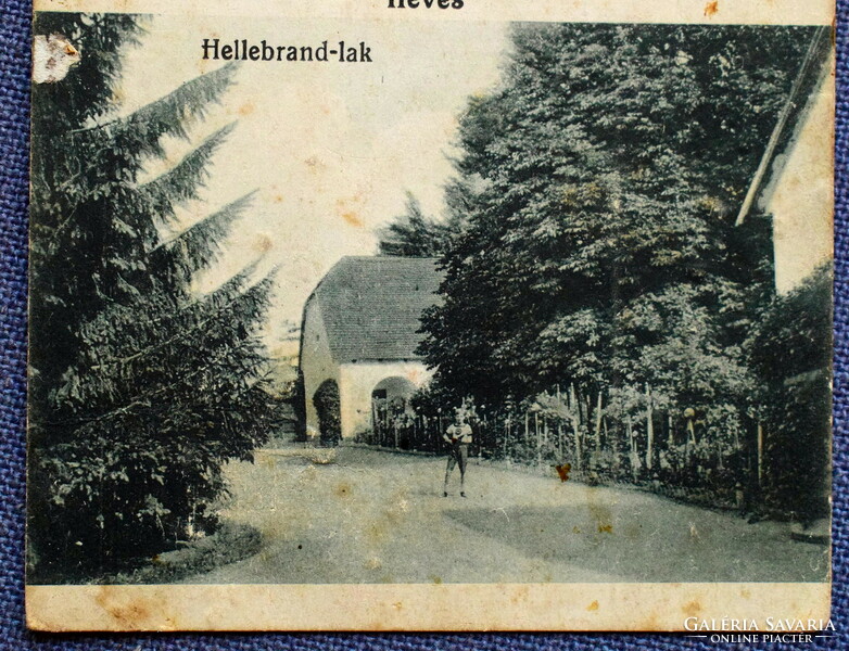 Heves - Majzik -lak , Heilebrand - lak  /  mozaik képeslap  1910 körül