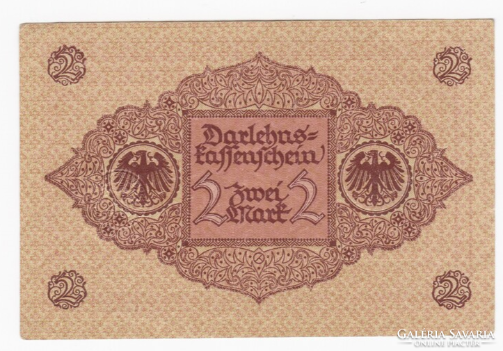 Two brand banknotes Berlin 1920