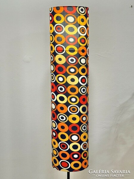 Special retro floor lamp with cylinder shade