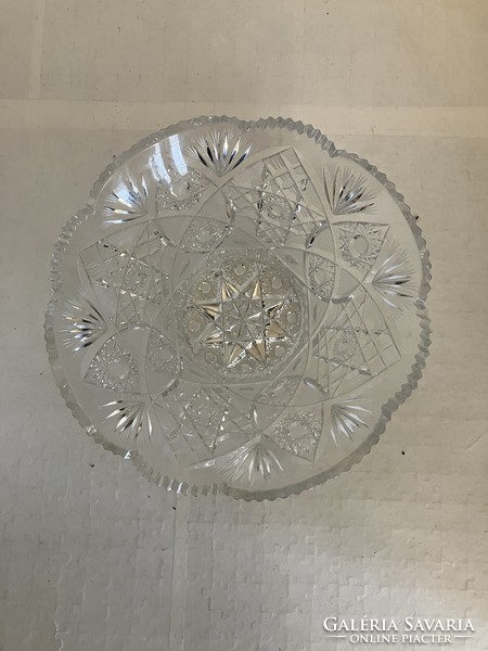 Polished crystal bowl