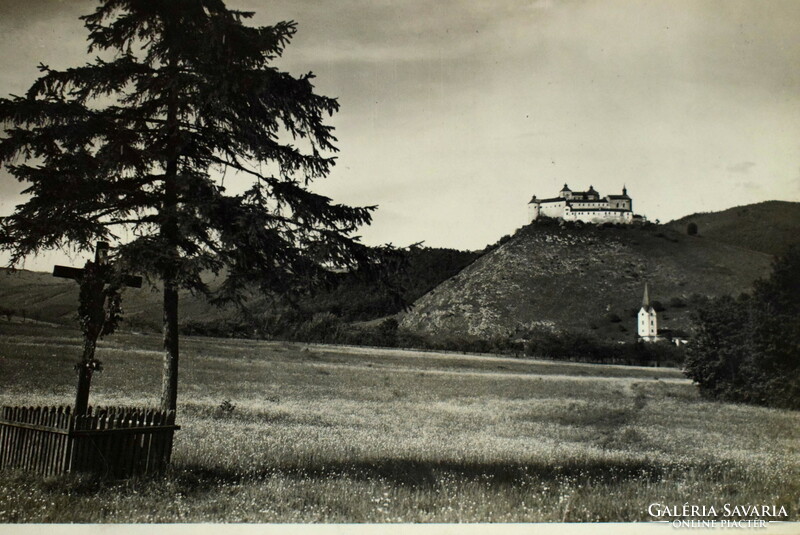 Krasznahorka (uplands) photo postcard 1943 m. Out. Tobacco goods edition, rye