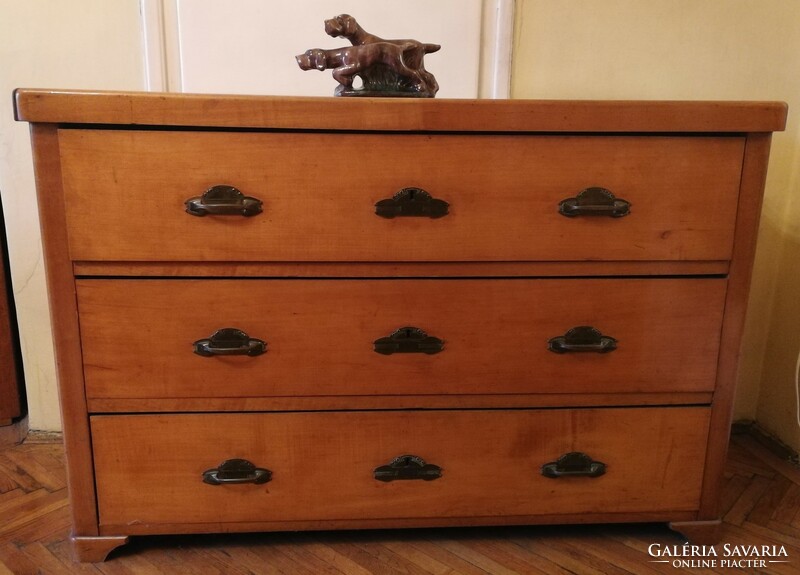 Art deco dresser with beautiful copper handles