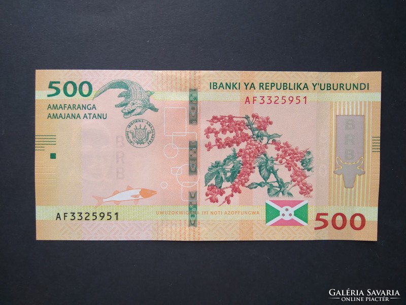 Burundi 500 Francs 2018 Unc