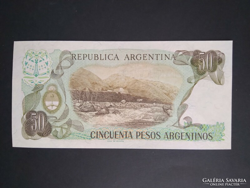 Argentína 50 Pesos 1985 Unc