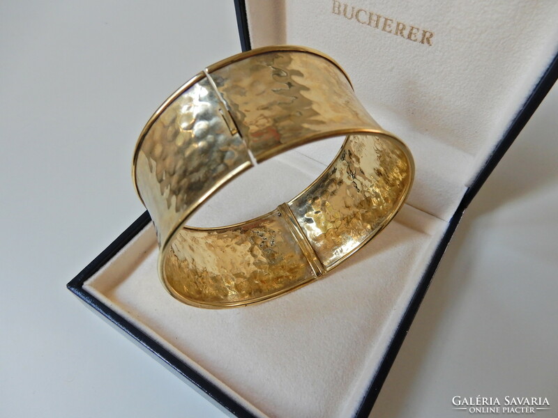Old Italian etrusca gioielli brand gold-plated bracelet