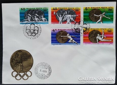 F3156-60 / 1976 Olympic medalists stamp series on fdc