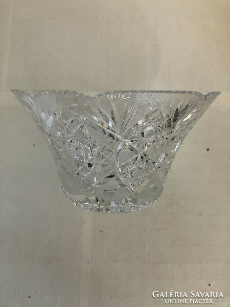 Polished crystal bowl