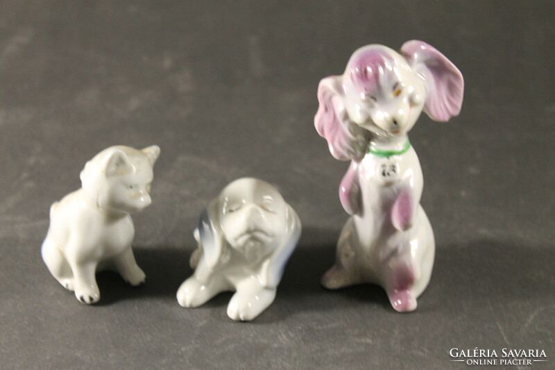 Porcelán kutyák, macska 711