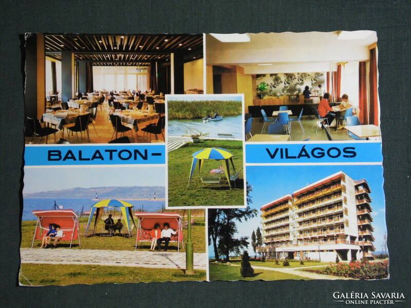 Postcard, balaton light, mosaic details, volan resort