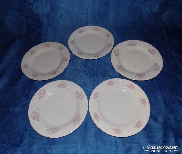 Crown shelf porcelain flat plate set 5 pcs 23.5 cm (2p)