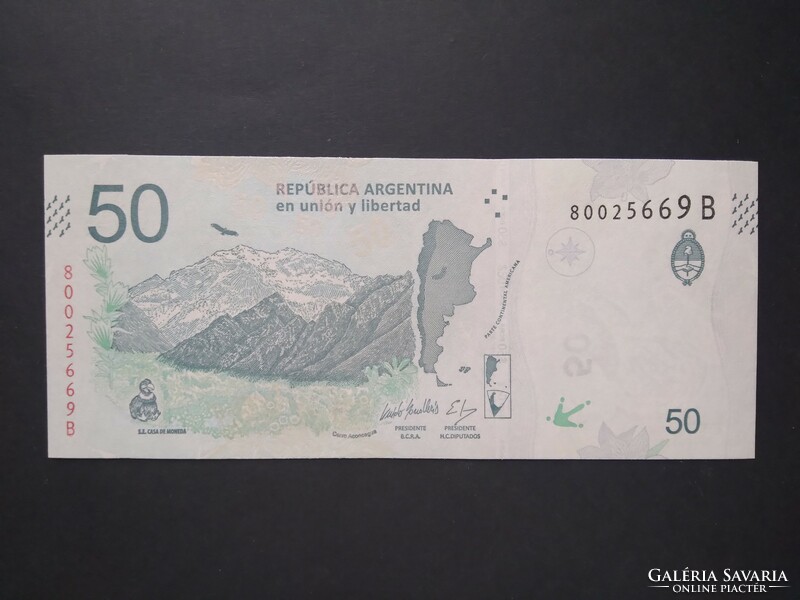 Argentína 50 Pesos 2020 Unc