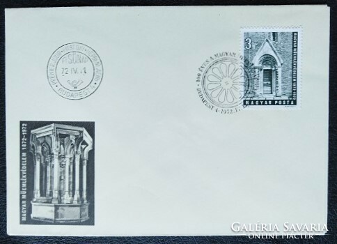 F2759 / 1972 monument protection stamp on fdc