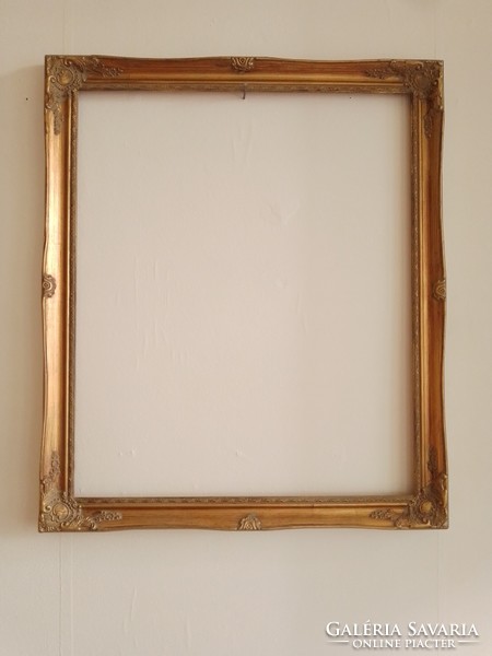 Antique gold wooden blondel picture frame for 40x50 cm picture