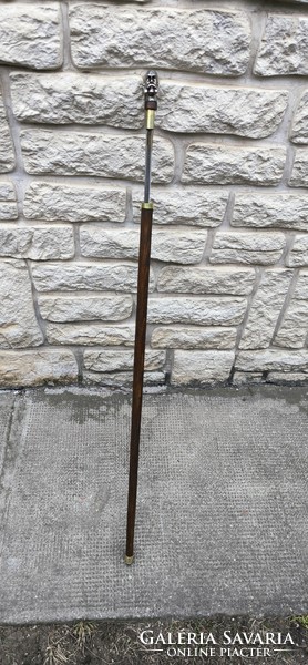 József Ferencz Käiser walking stick, dagger stick, walking stick with tongs