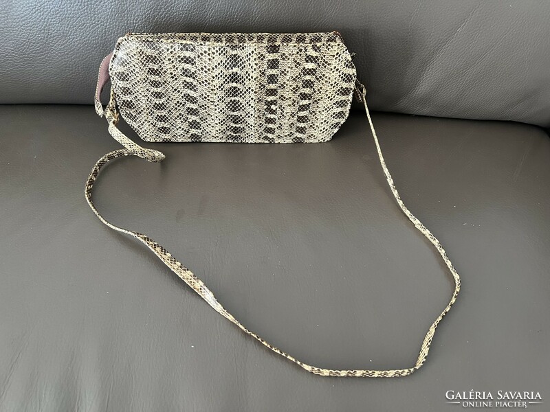 Original snakeskin small bag with reticule