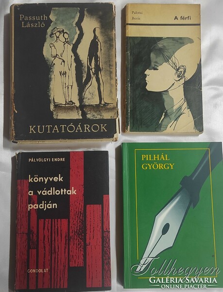 Works by Hungarian authors, many books (p-sz) from 5 pcs. HUF 300