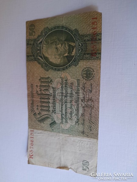 Papír pénz  régi, Reichsmark
